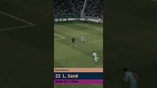 LSané Goal🔥😲🔥football efootball shorts pes [upl. by Ashok955]