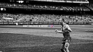 MUST WATCH Inside the Eagles and Pies on Grand Final day  Dont Believe In Never  AFL [upl. by Kenlay]