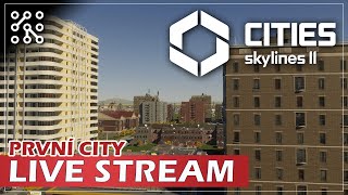 PRVNÍ POHLED  LIVE STREAM  CITIES SKYLINES II  ČESKY [upl. by Mauro540]