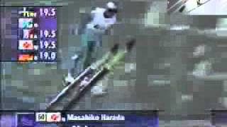 Masahiko Harada 91 m Nagano 1998 [upl. by Johansen295]