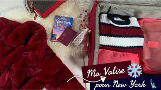 🏷 JE PRÉPARE MA VALISE pour NEW YORK🗽⎜ VALISE HIVER ❄️ [upl. by Aicul437]