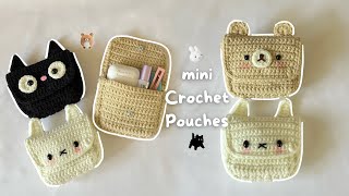 🧸 Mini Crochet Pouch Wallet   Quick amp Easy Crochet Tutorial [upl. by Weitman664]