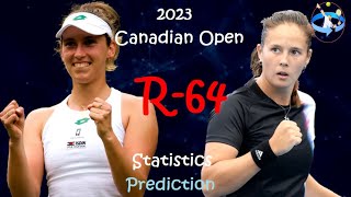 Elise Mertens vs Daria Kasatkina  2023 National Bank OpenWTA 1000 Round of 64 Match Preview [upl. by Cyd377]