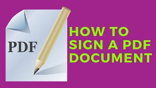 How to edit and sign a PDF document or Agreement [upl. by Yentroc]