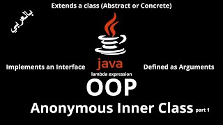 Core Java With OCJPSCJP Innerclass Part 3anonymous inner class [upl. by Isadore]