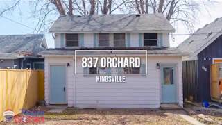 Kingsville Real Estate For Sale  837 Orchard [upl. by Remliw]