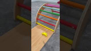 4 In 1 Pikler Triangle Gym Montessori Foldable Climber with Ramp Review [upl. by Pier]