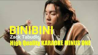 Binibini by Zack Tabudlo  HD Karaoke [upl. by Aihsit]