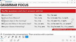 Unit 1B Explanation Interchange Fifth Edition Level 1  Ericks Class [upl. by Nylodnarb]