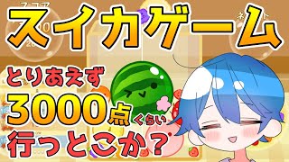 3000点超える耐久【スイカゲーム】 [upl. by Airdnekal838]