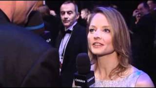 Jodie Foster Interview Coulisses après les Cesars 2011 [upl. by Akedijn423]