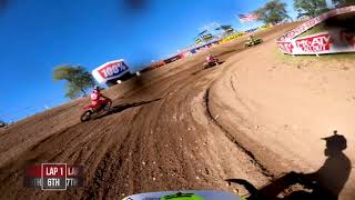 GoPro Christian Craig  2020 RedBud 1 National  450 Moto 2 Highlights [upl. by Aihsemak]