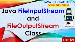 L84 FileInputStream and FileOutputStream Class  Java Tutorial  Java Programming Lectures in Hindi [upl. by Conlon]