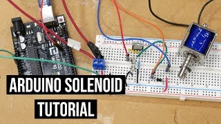 Relay Module  Solenoid Door lock How to control them with an Arduino [upl. by Pacien]