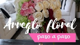 ARREGLOS FLORALES PASO A PASO ♥MELISSA TORRES [upl. by Halstead312]