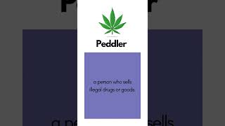 Peddler definition english vocabulary learnenglish education learning englishlanguage [upl. by Didi]