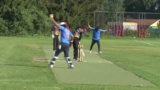 Sumit M Chougule Brilliant 4 wickets Vs Vålerenga  Div 2 Norway  2024  4k [upl. by Marleen565]