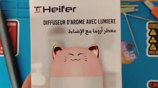 diffuseur DAROME avec lumiere heiferمعطر اروما مع الاضاءة humidificateur [upl. by Bren]