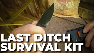 NECK KNIFE SURVIVAL KIT  Last Ditch Option [upl. by Gensler723]