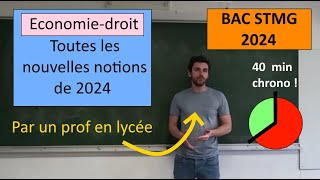 Révisions Bac STMG Economie Droit 2024 [upl. by Ierbua704]