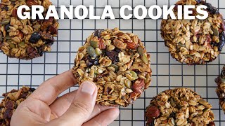 Healthy Granola Cookies Recipe [upl. by Atnoled]