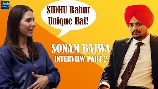 Sonam Bajwa Finds Sidhu Moose Walas Style Very Unique  Interview  Part 2  Jinde Meriye [upl. by Astri694]