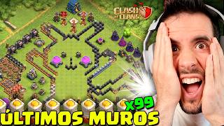 EVENTO COMPLETADO y ÚLTIMOS MUROS para MAXEAR mi TH 16 [upl. by Ynove]