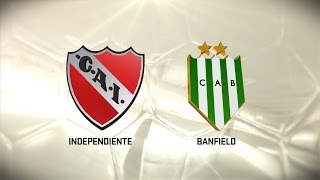 Independiente vs Banfield Fecha 14 Torneo de Primera División 20162017 FPT [upl. by Vivi76]