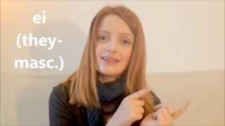 Introduction to Romanian Lesson 1 personal pronouns  to be [upl. by Esilehc]