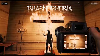 Phasmophobia chaliye shuru karte hai live gameplay 🟥 [upl. by Nura933]