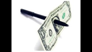 How to push the Pen Through Dollar Magic Trick [upl. by Etna]