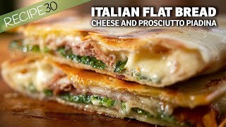 Eat Like an Italian with this Cheese and Ham Flat Bread [upl. by Nnaylime493]