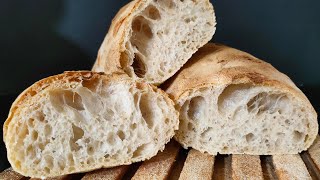 Ti svelo i miei trucchetti per un pane ciabatta croccante e leggero [upl. by Romie728]