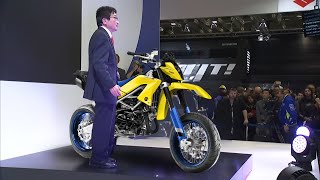 2025 NEW SUZUKI DR Z650 SM SUPERMOTO VTWIN READY TO BEAT DUCATI HYPERMOTARD 698 MONO [upl. by Annaicul788]