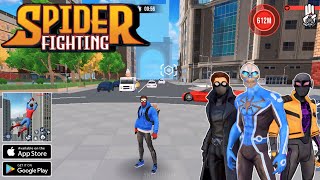 Spider Fighting Hero Game Mega Update All New Skins Gameplay Android [upl. by Trotta]