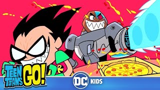 Teen Titans Go  Food Fight  dckids [upl. by Ttayh]