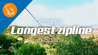 The longest zipline in Spain  Comares [upl. by Kirima]