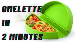 How to make Omelette in Microwave in 2 minutes  Simple microwave Omelette maker [upl. by Molloy420]