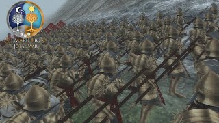 BRITHOMBAR RUINS WAR ON THE COAST Siege Battle  Silmarillion Total War [upl. by Ilse]