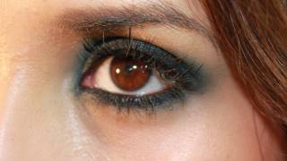 Look Ahumado Verde  Green Smokey Look [upl. by Meredeth]