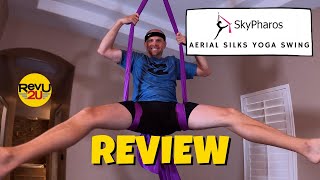 Namaste Today We Review the Aerial Silks Yoga Swing [upl. by Salchunas]