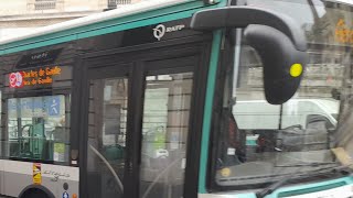 ROISSYBUS RATP  CITELIS 12 N°8535 FULL KICKDOWN [upl. by Onaimad]