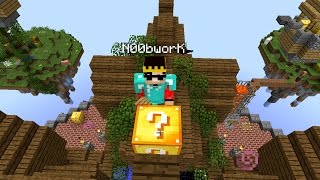 LUCKY SKYBLOCK MED NOOBWORK god stemning [upl. by Auqinihs]