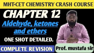 MHT CET CRASH Course  One shot chemistry ch 12 aldehyde ketone amp carboxylic acid class 12 nie [upl. by Malka]