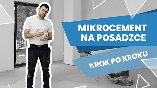 Posadzka z mikrocementu krok po kroku Jak położyć mikrocement Festfloor Life [upl. by Riamu829]