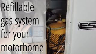 REFILLABLE GAS on your motorhome  Gaslow [upl. by Ydnarb]