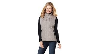 Sporto Quilted Vest with Faux Leather Trim [upl. by Swanson]