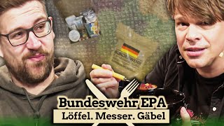 Feldkost  Lust oder Frust BundeswehrEssen im Test  Löffel Messer Gäbel [upl. by Edmonda]