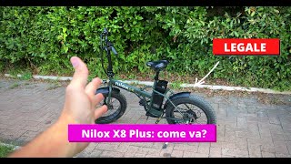 NILOX X8 COME VA la bici elettrica economica su Amazon [upl. by Ontine22]