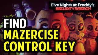 Find Mazercize Control Key in the Daycare Theater  FNAF Security Breach [upl. by Oppen643]